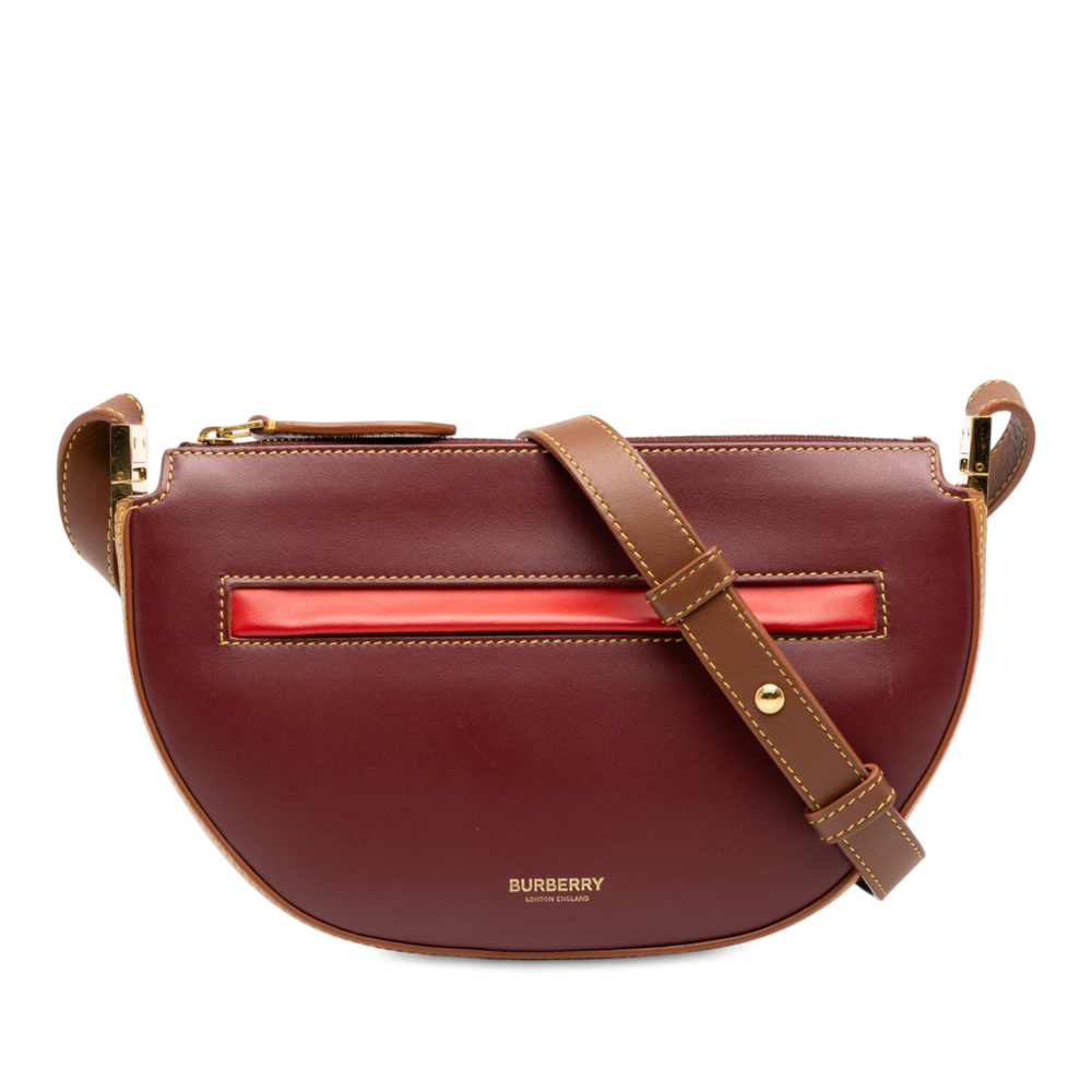 Pre-Loved Burberry Mini Leather Olympia Crossbody